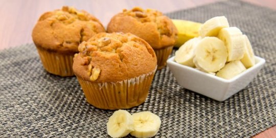 Muffin Pisang Camilan Sehat dengan Rasa Manis Alami